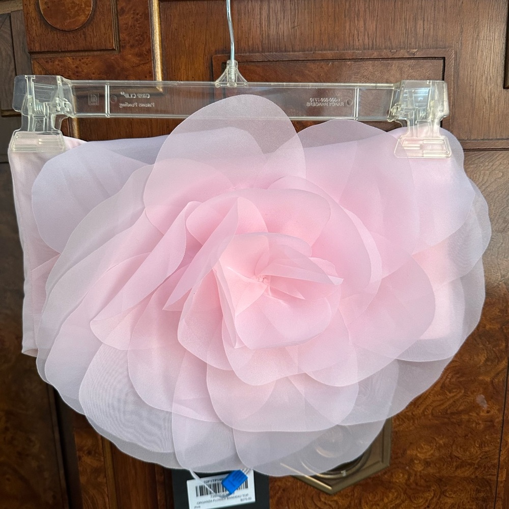 Cynthia Rowley Soft Pink Organza Skirt